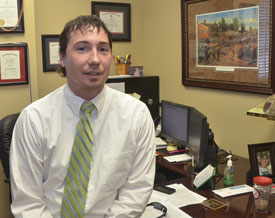 Sean King, assistant professor of pharmaceutical sciences, received a $10,000 research grant from the American Association of Colleges of Pharmacy. 