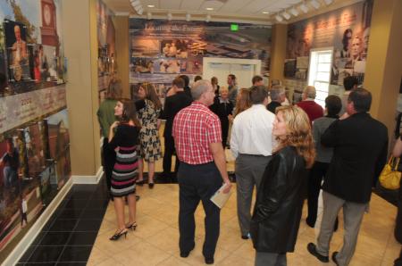 The Union Community reviews the Heritage Center's timeline. - Photo by Morris Abernathy