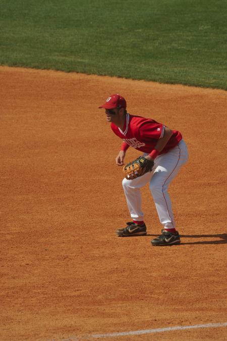 Freshman Kevin Kirksey fields his position. - Photo by Morris Abernathy