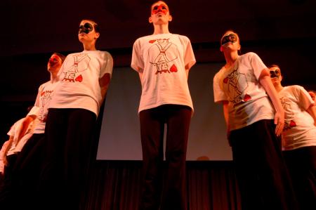 The ladies of Zeta Tau Alpha perform in the SAC Variety Show. - Photo by Angela Abbamonte