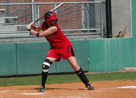 Ashley Blankenship gets ready for the pitch. - Photo by Steven Aldridge