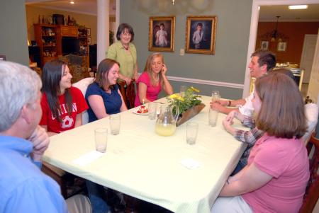 Union Students were served a home-cooked meal by Dr. Bill and Alice Nettles as part of Be Our Guest. - Photo by Kristi McMurry Woody