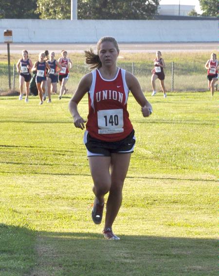 Hannah Clardy, Union Cross Country Invitational. - Photo by Uncredited