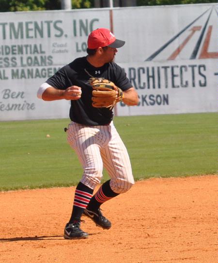 Danny Grimm, fall scrimmage game. - Photo by Steven Aldridge