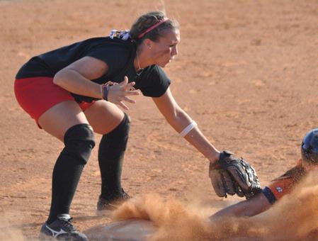 Brittany Burkett, fall scrimmage game. - Photo by Steven Aldridge