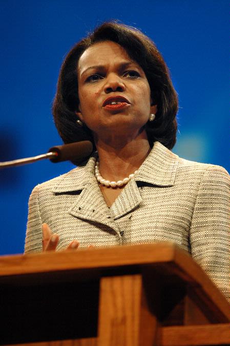Condoleezza Rice, who served as secretary of state for President George W. Bush, was the keynote speaker for Union’s 12th annual Scholarship Banquet at the Carl Perkins Civic Center. - Photo by Beth Spain
