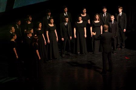 Proclamation performs at the 2009 Scholarship Banquet.  - Photo by Megan Bailey