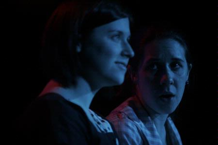 Jill Casey and Catherine Schulz perform in The Trip to Bountiful, a production by the Union Players. - Photo by Kyle Kurlick