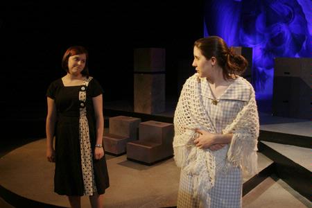 Jill Casey and Catherine Schulz perform in The Trip to Bountiful, a production by the Union Players. - Photo by Kyle Kurlick