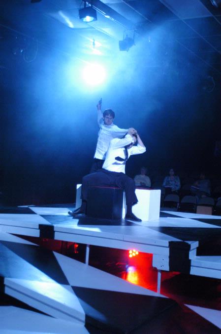 Matt Stimmel and Jonathan Lambach perform Measure for Measure. - Photo by Angela Abbamonte