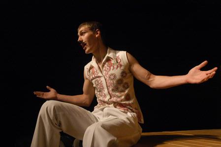 Allen Matthews performs in Measure for Measure. - Photo by Angela Abbamonte