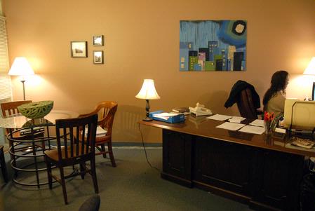 Joy Moore works in the office for Student Programs. - Photo by Kristi McMurry Woody