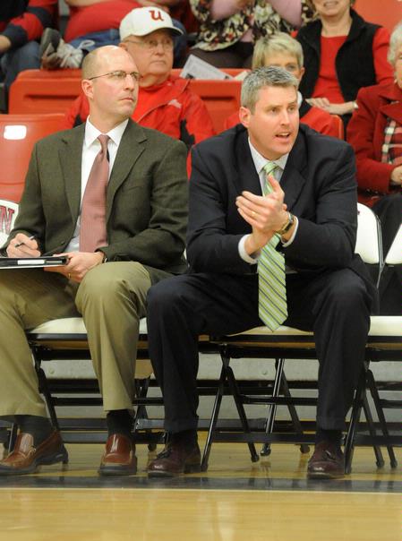 Eric Volbert (left), assistant coach, and David Niven, head coach. - Photo by Morris Abernathy