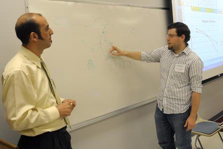 Engineering students present their semester long projects for the annual scholarship symposium. - Photo by Morris Abernathy