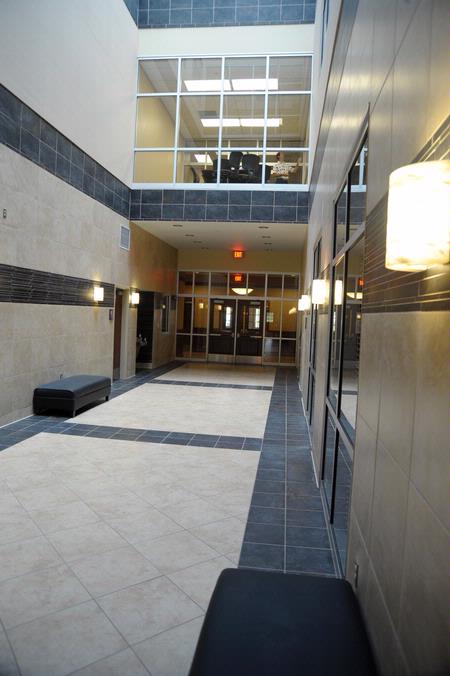 The stunning atrium area in the new Providence Hall.  - Photo by Morris Abernathy