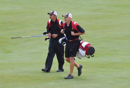 Clay Mallard (right), Mills Hamaguchi. - Photo by Steven Aldridge