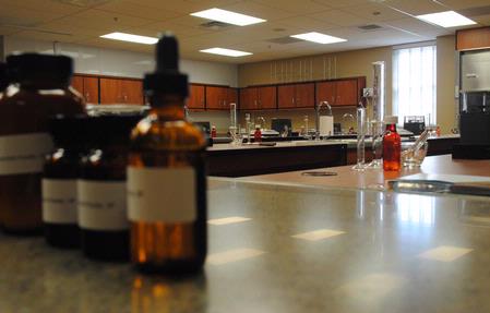The Pharmaceutics Simulation Laboratory in Providence Hall. - Photo by Victoria Stargel