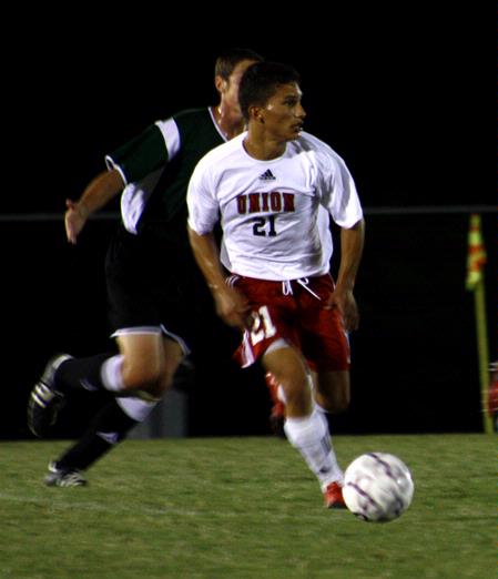 Brian Castro plays offense against Delta State. The Bulldogs won the game 3-0. 
 - Photo by Ebbie Davis