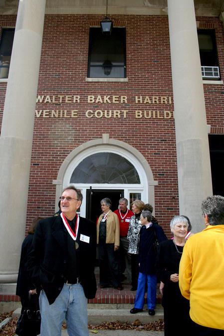 Union University alumni from the class of 1961 tour the old downtown campus while they are celebrating their 50 year reunion during homecoming.  - Photo by Deanna Santangelo
