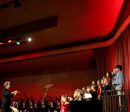The Union University Children's Chorus sing at the annual A Union Christmas program. - Photo by Deanna Santangelo