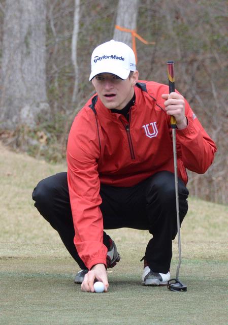 Brett Barry practices at the Jackson National Golf Course. - Photo by Beth Spain