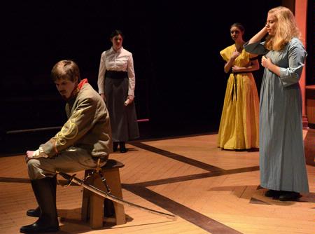 Students perform in "The Winter's Tale," a Shakespeare play put on by the theater department. - Photo by Deanna Santangelo