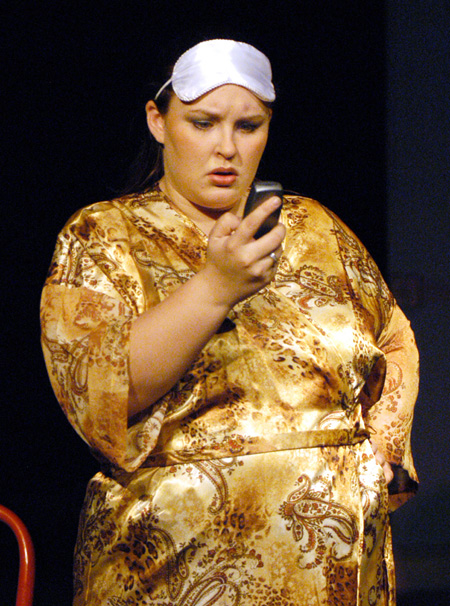 Lindsey Young as Abilene Hipps in <i>You Have To Serve Somebody</i>. - Photo by Jim Veneman
