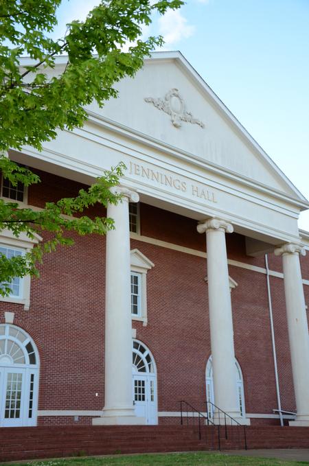 Jennings Hall, where students study music, communications, and Christian studies.  - Photo by Ebbie Davis