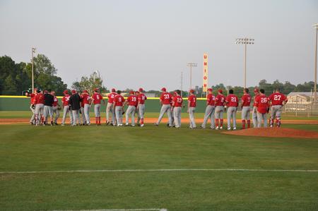Union Bulldogs celebrate after winning the 2011 TranSouth Tournament Title. - Photo by Steven Aldridge