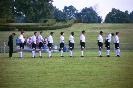National Anthemn prior to the game - Photo by Kristen Hiller
