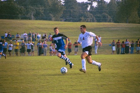 Redzi Stojiljkovic, No. 4 - sophomore from Nish, Yugoslavia - Photo by Kristen Hiller