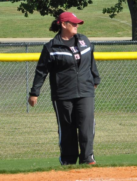 Coach Heather Hall. - Photo by Steven Aldridge