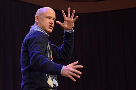 Jimmy Scroggins, pastor of First Baptist Church in West Palm Beach, Fla., talks about the the human tendency to hold on to bitterness.  - Photo by Anne Richoux