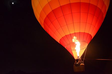Students enjoy free hot air balloon rides during Union Night, a new addition to the homecoming festivities.  - Photo by Zac Calvert