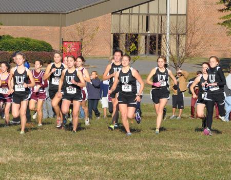 Union women's cross country starts the meet at the TranSouth Championships. - Photo by Steven Aldridge