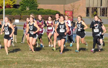 Union women's cross country at the TranSouth Championships. - Photo by Steven Aldridge