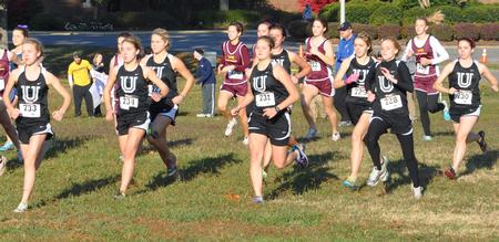 Union women's cross country start the meet at the TranSouth Championships. - Photo by Steven Aldridge
