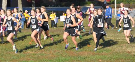 Union women's cross country at TranSouth Championships. - Photo by Steven Aldridge