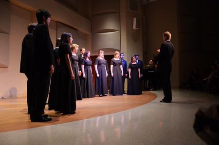 Proclamation performs in Hartley Recital Hall. - Photo by Zac Calvert