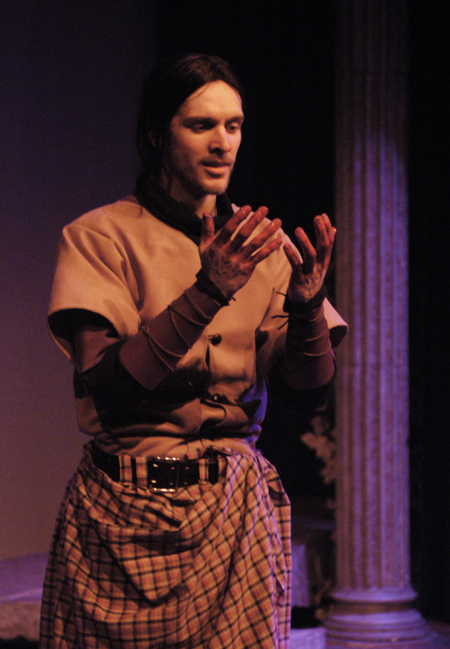 Ryan Schunemann as Macbeth in <i>Macbeth</i>. - Photo by Jim Veneman