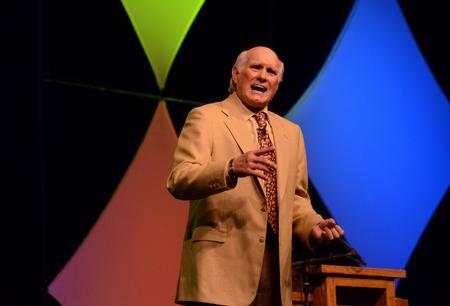 Terry Bradshaw, former NFL quarterback and current FOX Sports analyst, speaks during the Roy L. White Legacy Golf & Gala. - Photo by Jacob Moore
