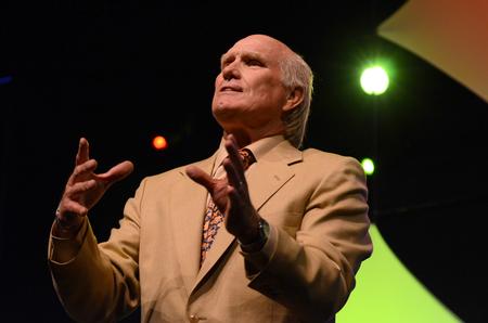 Terry Bradshaw, former NFL quarterback and current FOX Sports analyst, speaks at the fourth annual Roy L. White Legacy Golf & Gala.  - Photo by Ebbie Davis