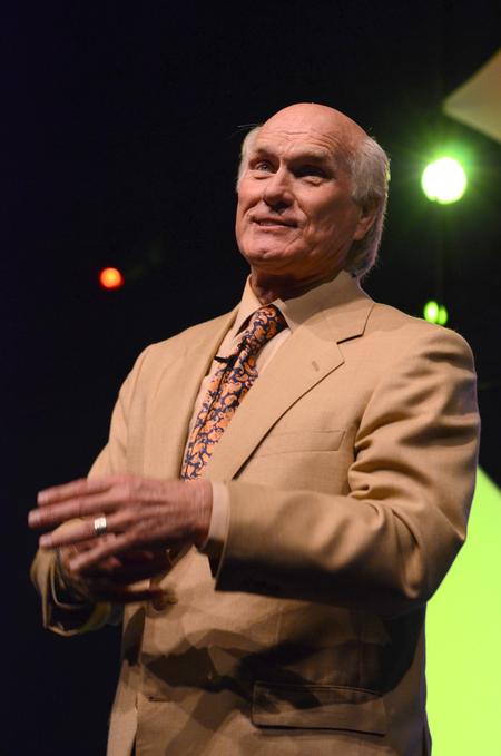 Terry Bradshaw, former NFL quarterback and current FOX Sports analyst, speaks on the importance of family and relationships. - Photo by Ebbie Davis