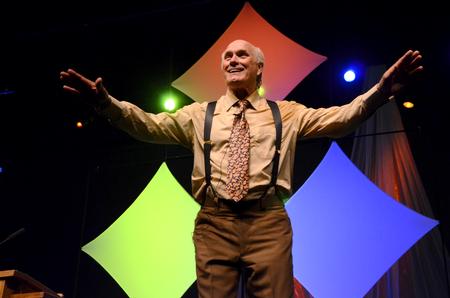 Terry Bradshaw, former NFL quarterback and current FOX Sports analyst, speaks to a large audience at the fourth annual Roy L. White Legacy Golf and Gala. - Photo by Ebbie Davis