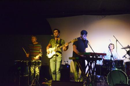 Members of the band Yung Life, Will Farner and Gabriel, Judah and Elliott White, perform in Barefoots Joe. - Photo by Zac Calvert