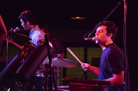 Judah and Elliott White, members of Yung Life, perform in Barefoots Joe. - Photo by Zac Calvert