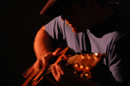Alum Jason Hamlin of Scratch Track plays at St. Jude's Up 'Til Dawn. - Photo by Jonathan Blair