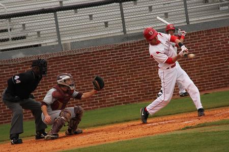 Bulldog Wacey Russell scores a run with a groundout to third base. - Photo by Matt McDaniel