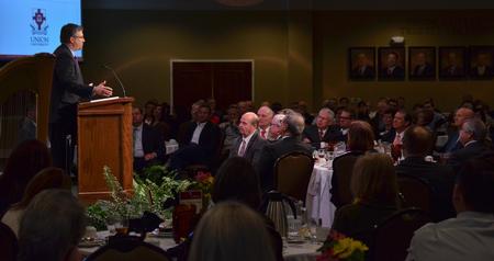 Stephen F. Hayes, a senior writer at The Weekly Standard, contributor to FOX News and author, speaks at Union University March 19 as part of the ongoing Union Forum luncheon lecture series.
 - Photo by Morris Abernathy