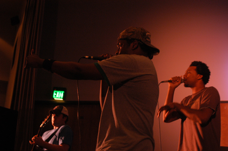 Alum band Scratch Track performs at St. Jude's Up 'Til Dawn. - Photo by Jonathan Blair